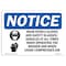 Signmission OSHA Sign, Wear Nitrile Gloves And Safety With Symbol, 24in X 18in Aluminum, 24" W, 18" H, Landscape OS-NS-A-1824-L-19010 - alternate 1